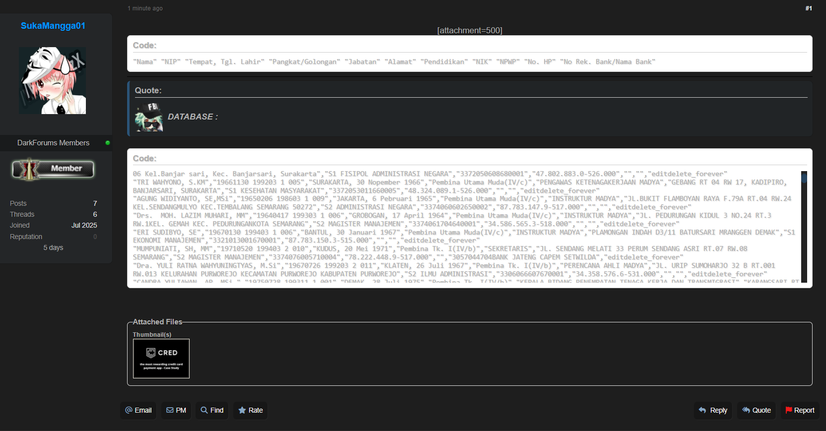 涉嫌数据外泄CRED-xLab 威胁情报