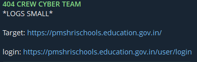 涉嫌登录PM SHRI学校的数据泄露-xLab 威胁情报