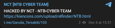 NCT[NTB CYBER TEAM]针对KIENCONS网站-xLab 威胁情报