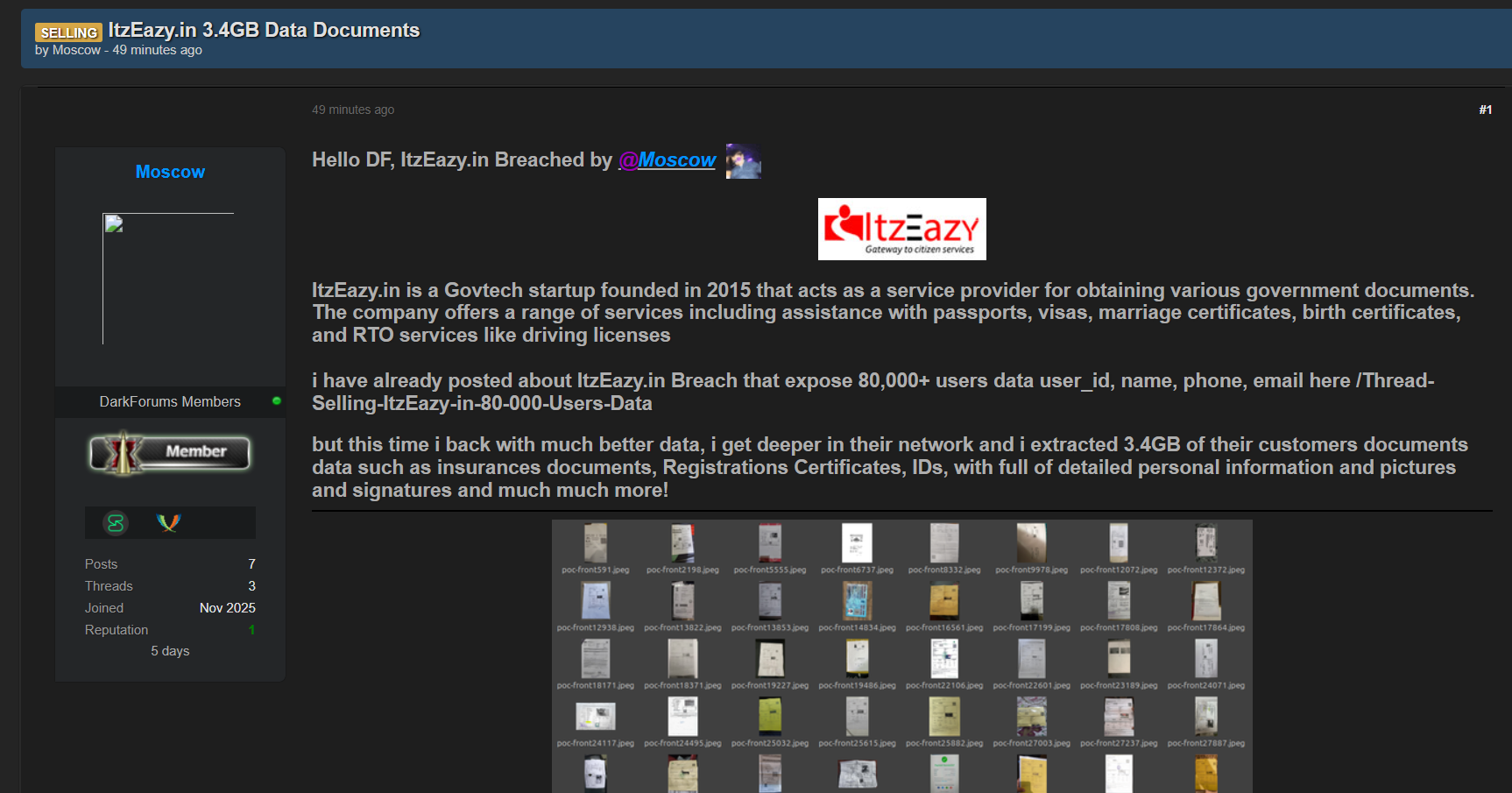 ItzEazy涉嫌数据外泄-xLab 威胁情报