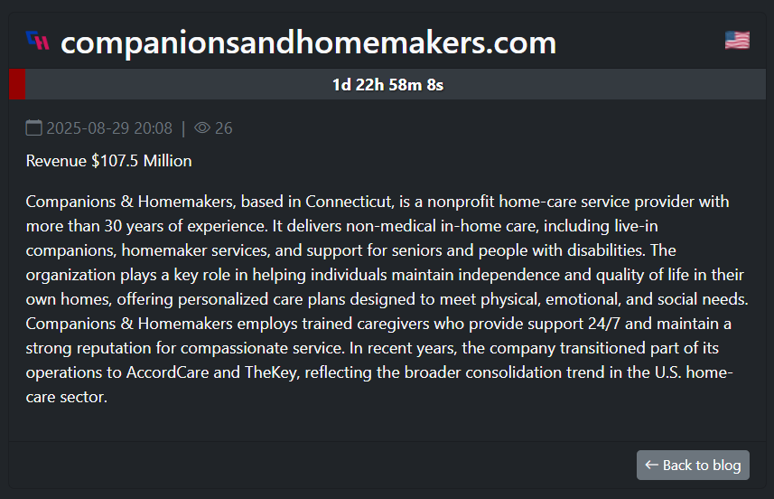 Companions&Homemakers成为SAFEPAY勒索软件的受害者-xLab 威胁情报