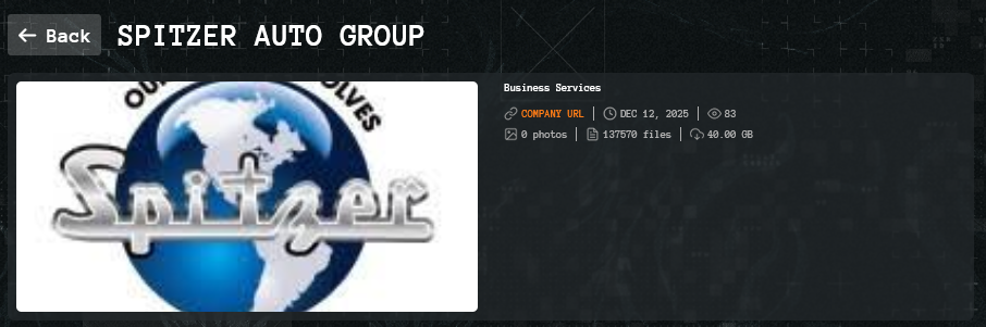 Spitzer Autoworld成为Qilin勒索软件的受害者-xLab 威胁情报