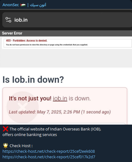 AnonSec瞄准印度海外银行网站-xLab 威胁情报