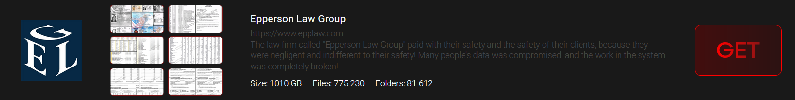 Epperson Law Group、PLLC成为INTERLOCK勒索软件的受害者-xLab 威胁情报