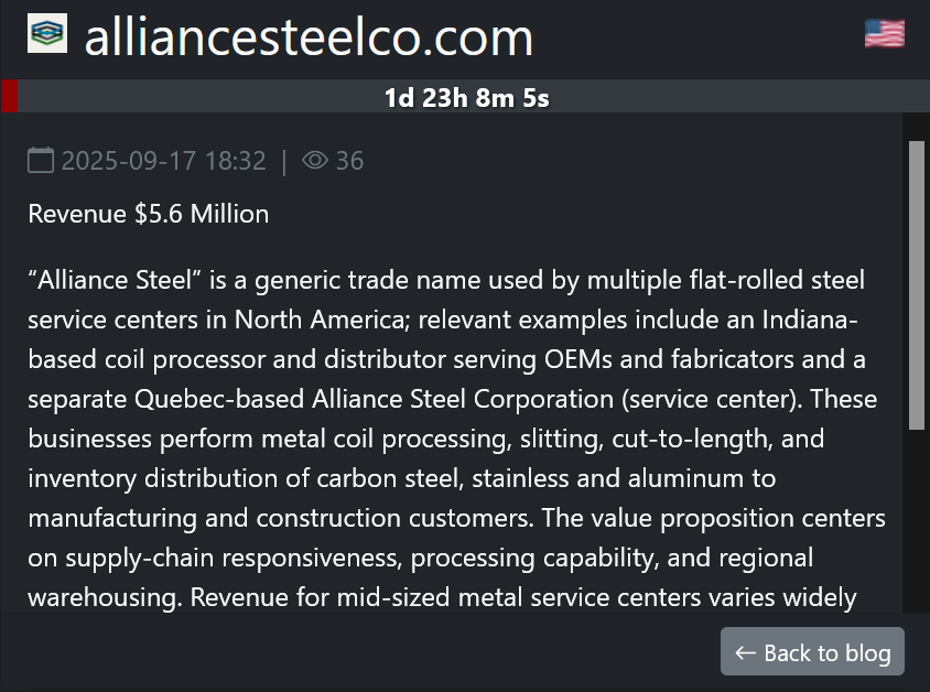 Alliance Recycling Group成为SAFEPAY勒索软件的受害者-xLab 威胁情报