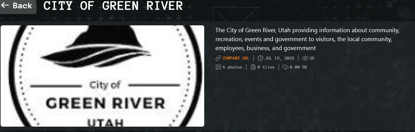 犹他州绿河市成为Qilin勒索软件的受害者-xLab 威胁情报