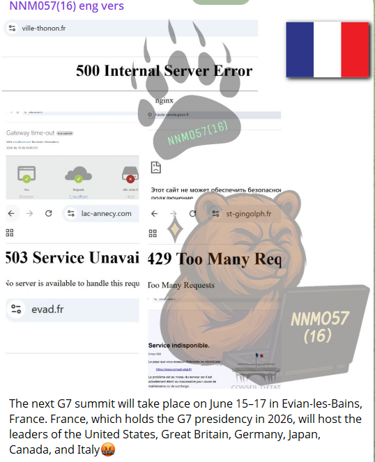 NoName targets the website of Prefect of Haute-Savoie-xLab 威胁情报