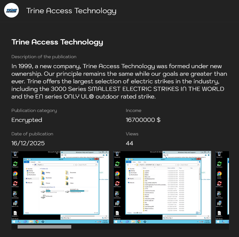 Trine Access Technology Inc.瀑布victim到Sinobi勒索软件-xLab 威胁情报