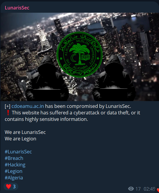 远程和在线教育中心涉嫌数据外泄-xLab 威胁情报