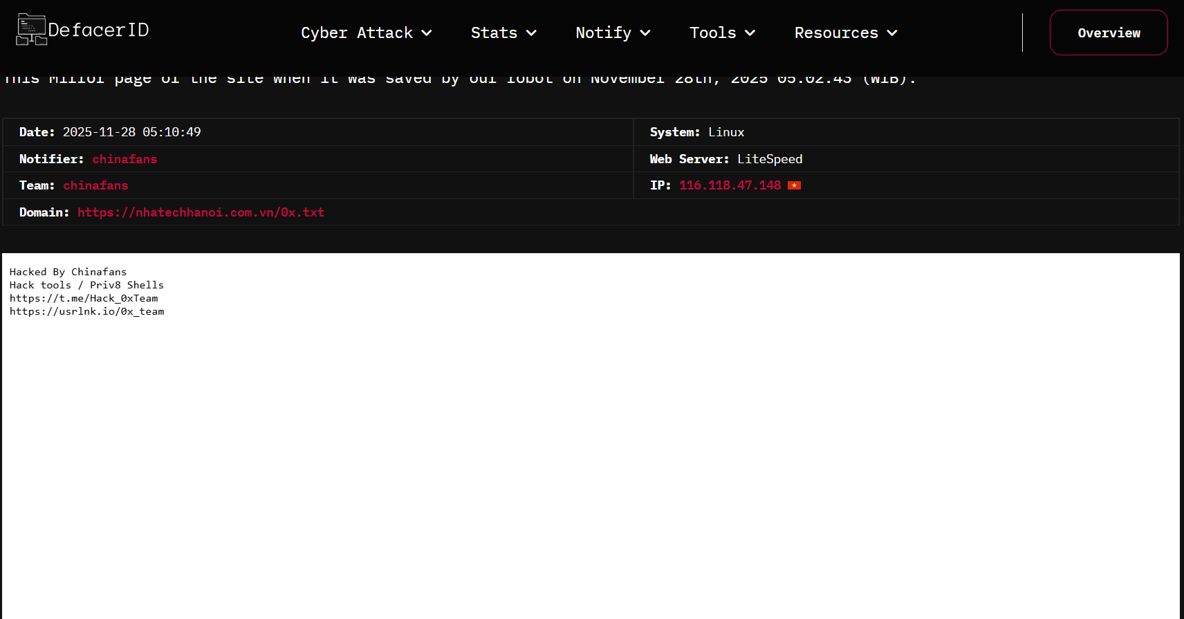 chinafans瞄准Nhatech网站-xLab 威胁情报