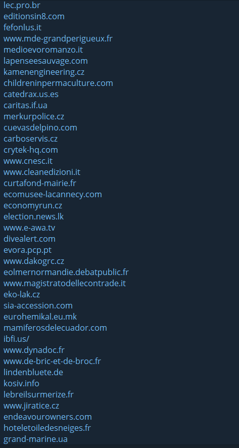 Alleged leak of webshell access to Evora Regional Organization of PCP-xLab 威胁情报
