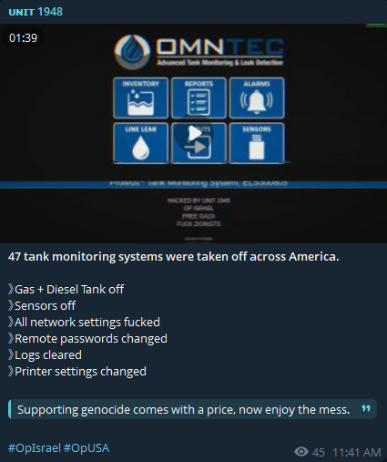 涉嫌未经授权访问美国OMNTEC储罐监控系统-xLab 威胁情报