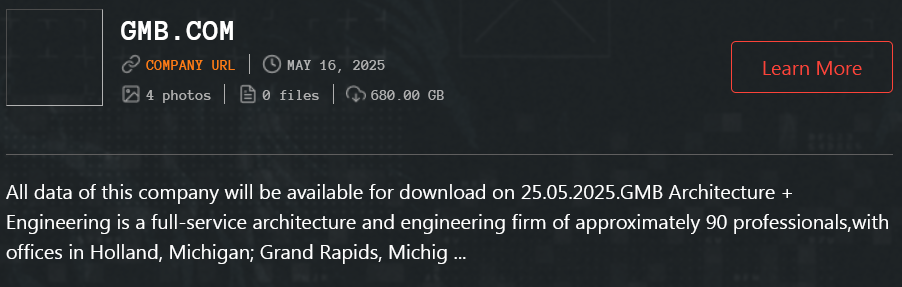 GMB成为Qilin勒索软件的受害者-xLab 威胁情报