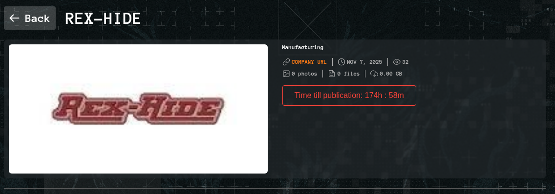 INC.Rex-Hide Industries成为Qilin勒索软件的受害者-xLab 威胁情报