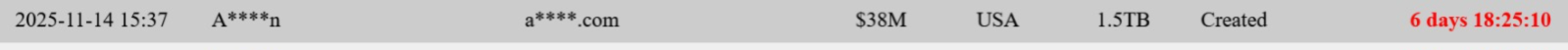 Payouts King勒索软件集团增加了一名未知受害者(a****.com)-xLab 威胁情报