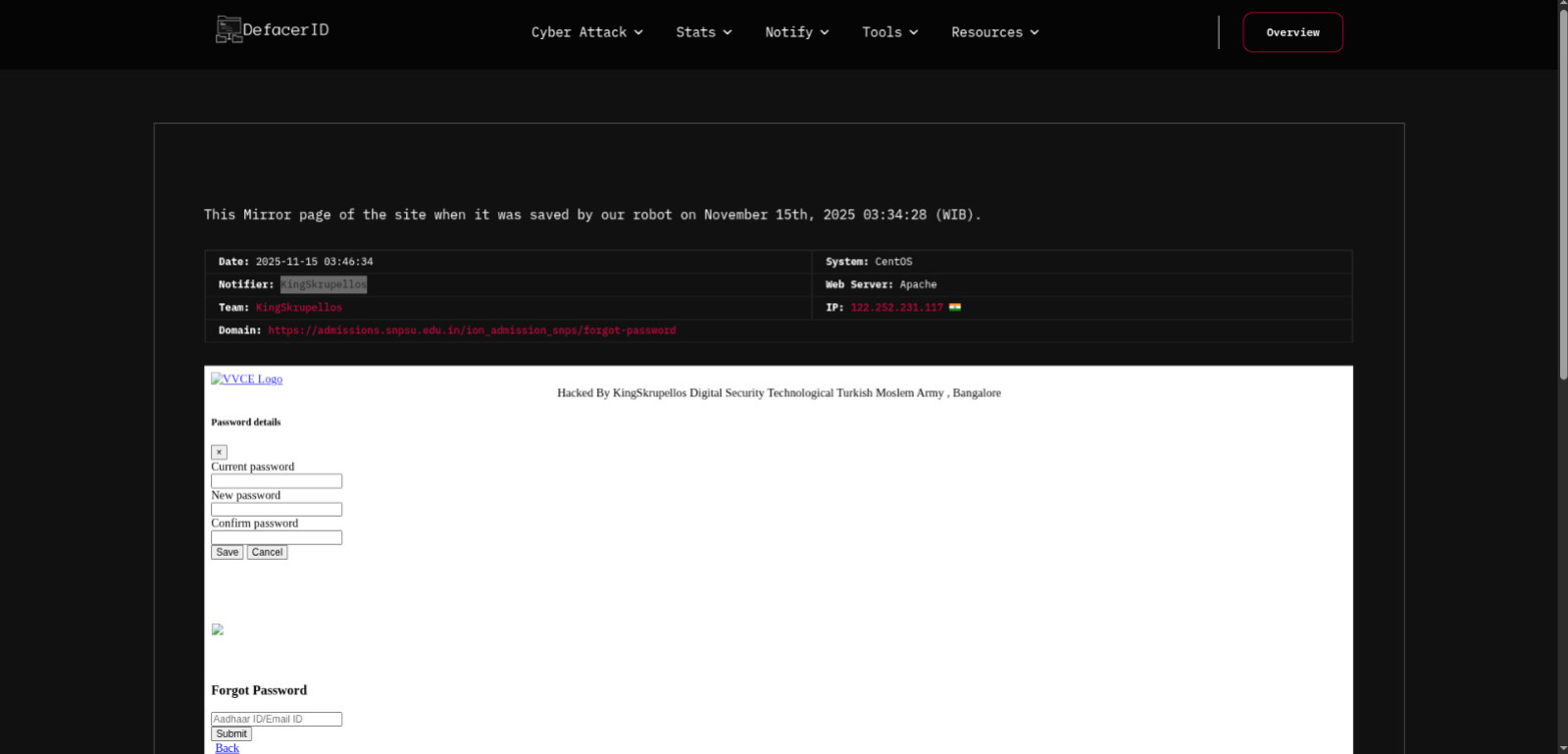 KingSkrupellos团队瞄准saothagiri nps大学网站-xLab 威胁情报