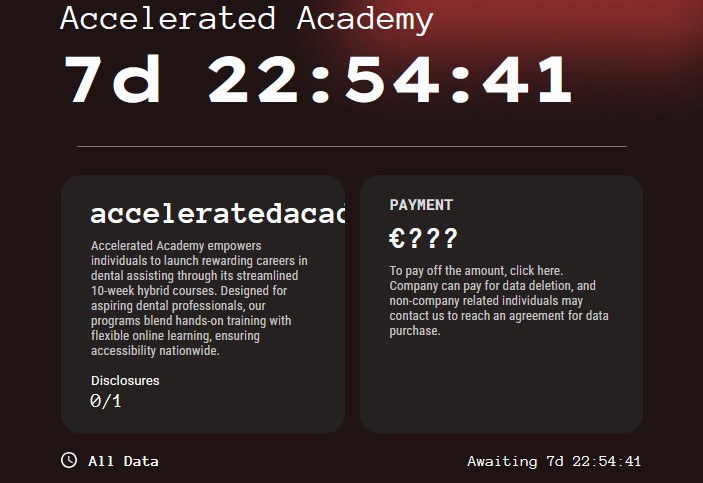加速学院-牙科辅助成为Kill Security勒索软件的受害者-xLab 威胁情报