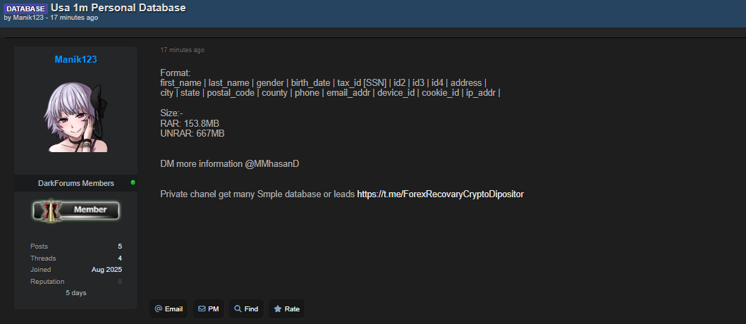 涉嫌从美国泄露个人资料-xLab 威胁情报