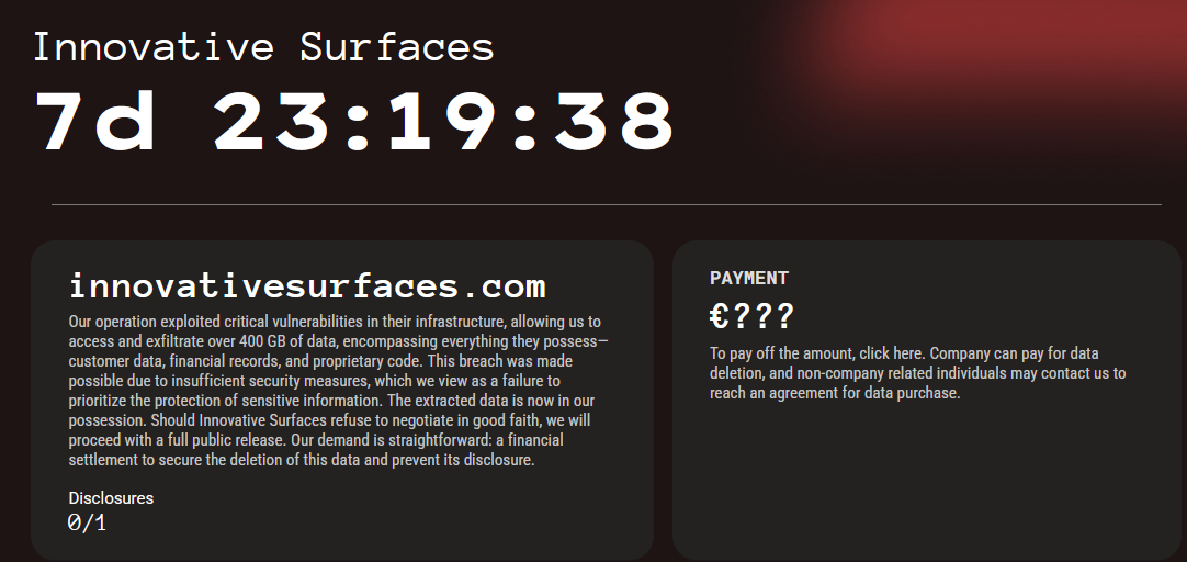 创新Surfaces成为Kill Security勒索软件的受害者-xLab 威胁情报