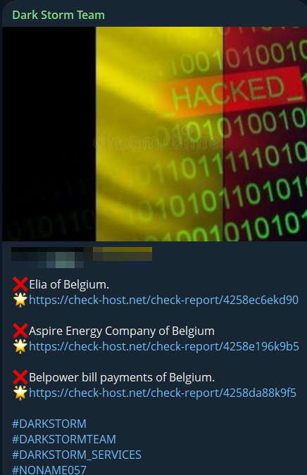 Dark Storm Teams targets the website of Aspiravi ENERGY-xLab 威胁情报