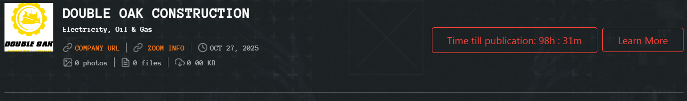 双橡树建筑公司成为Qilin勒索软件的受害者-xLab 威胁情报