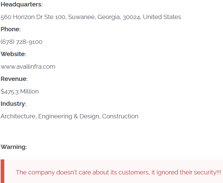 Avail Infrastructure Solutions成为CL0P勒索软件的受害者-xLab 威胁情报