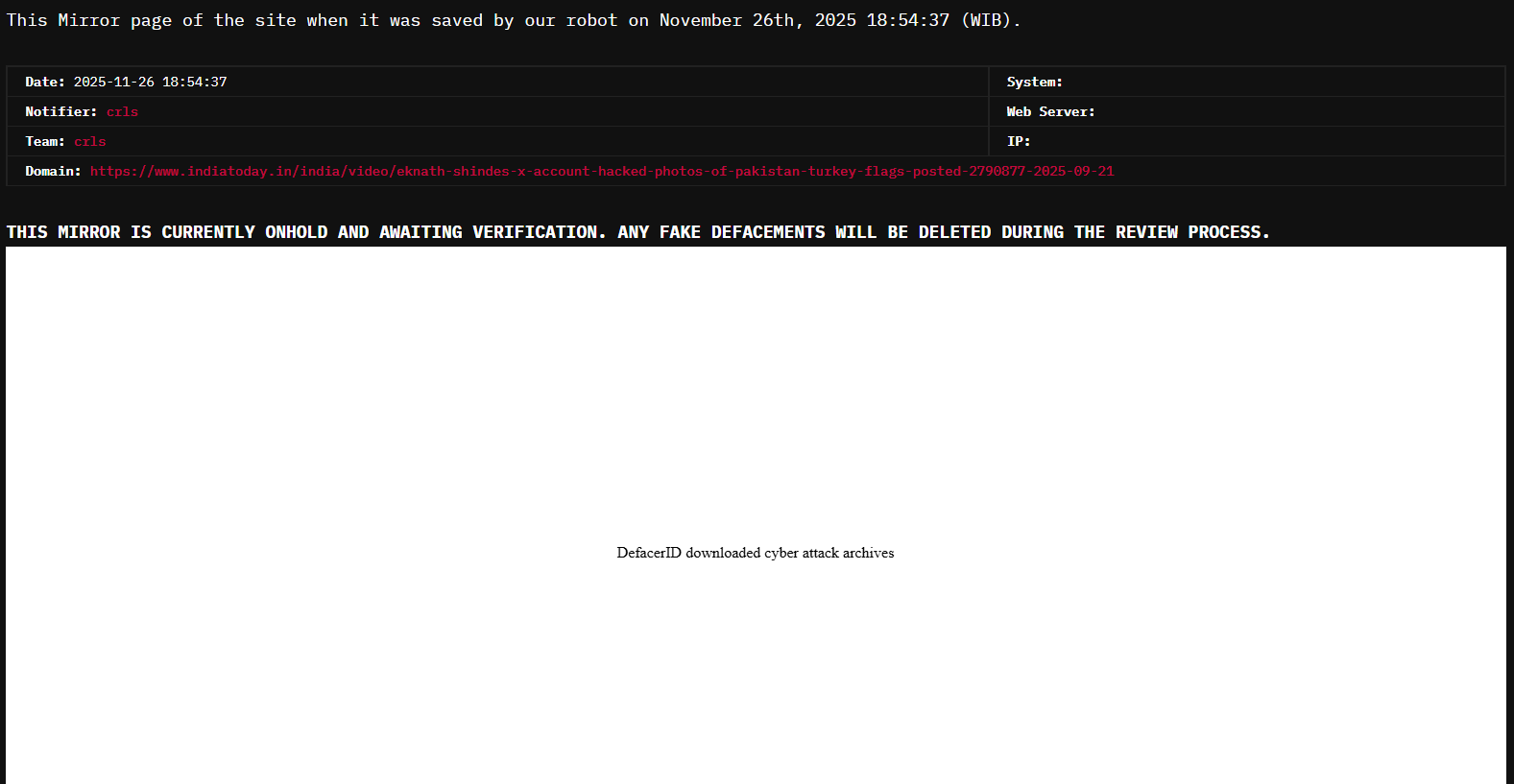 crls瞄准《今日印度》网站-xLab 威胁情报