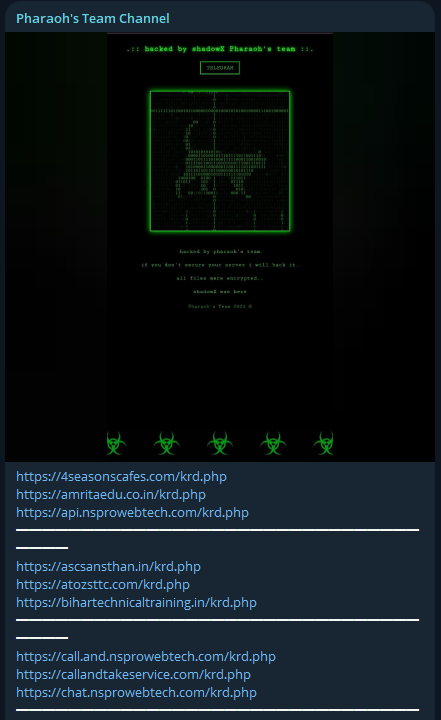 Pharaoh’s Team Channel瞄准了Prep Ninja的网站-xLab 威胁情报