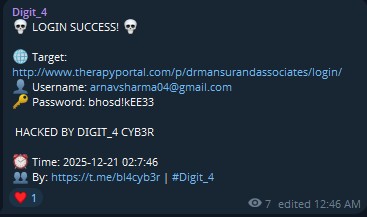 涉嫌登录Rumana Mansur and Associates博士客户门户网站的泄漏-xLab 威胁情报