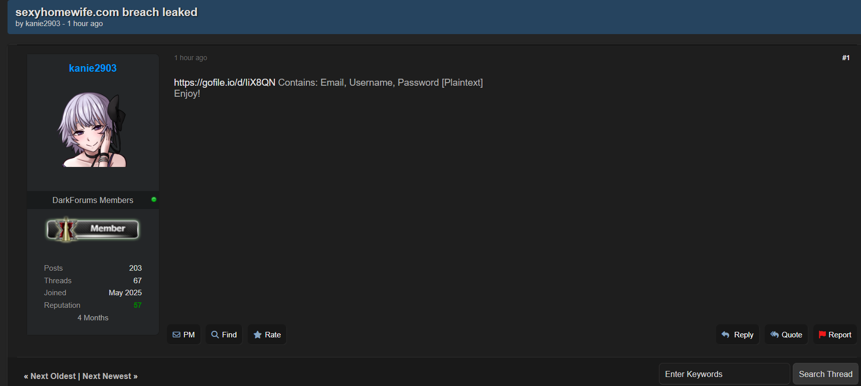 涉嫌数据外泄sexyhomewife.com-xLab 威胁情报