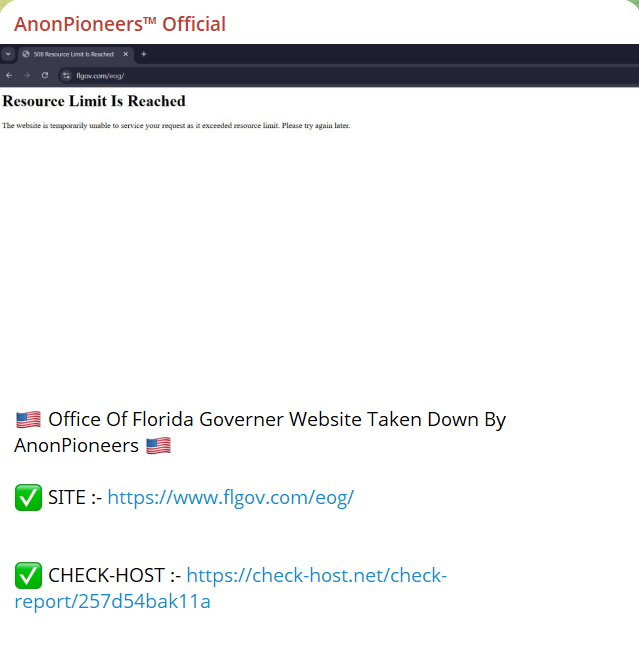 AnonPioneers针对总督行政办公室网站-xLab 威胁情报