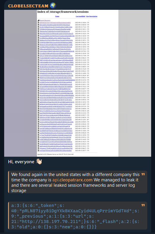 据称是克利奥帕特拉的数据外泄-xLab 威胁情报