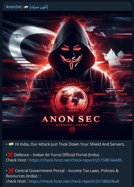 AnonSec瞄准印度所得税网站-xLab 威胁情报