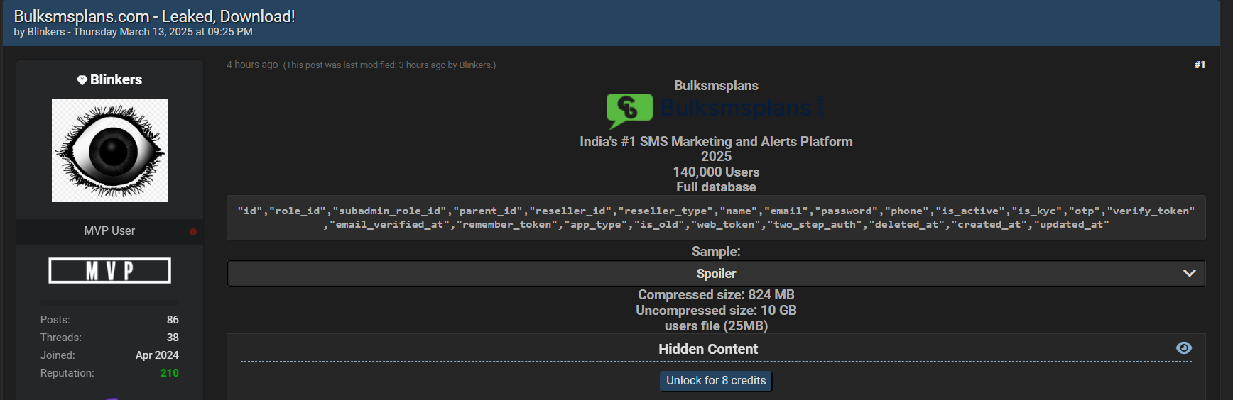 涉嫌批量短信计划数据销售-xLab 威胁情报