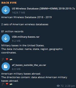 涉嫌数据泄露美国海外军事基地-xLab 威胁情报