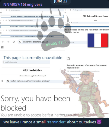 NoName targets the website of Ministry of Justice-xLab 威胁情报