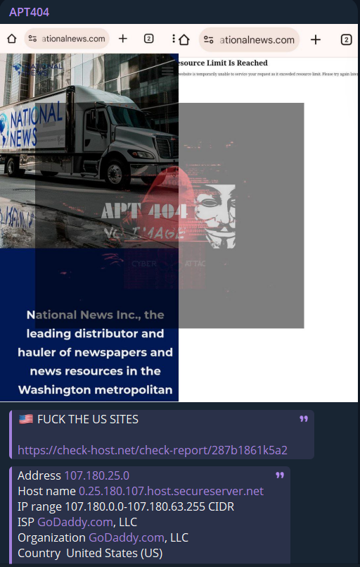 APT404的目标是Inc.国家新闻网站-xLab 威胁情报