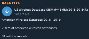 American无线涉嫌数据泄露-xLab 威胁情报