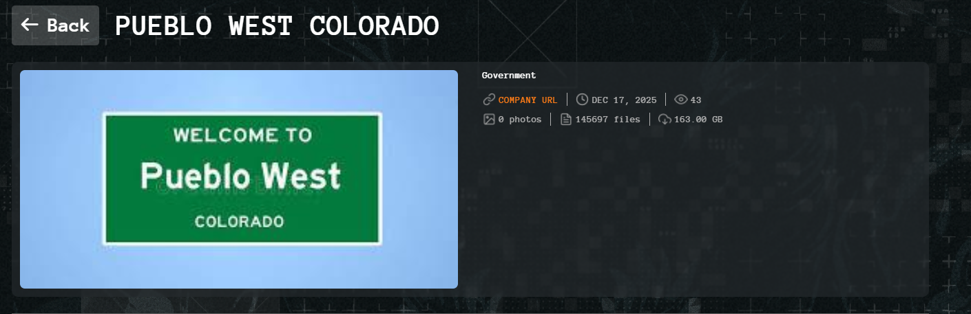 普韦布洛西都会区将victim降至Qilin勒索软件-xLab 威胁情报