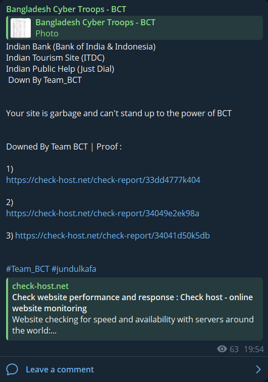 孟加拉Cyber部队-BCT瞄准Just Dial Limited网站-xLab 威胁情报