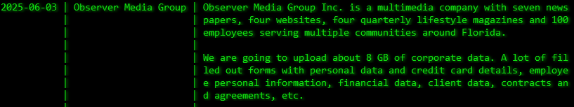 观察家媒体集团成为Akira勒索软件的受害者-xLab 威胁情报