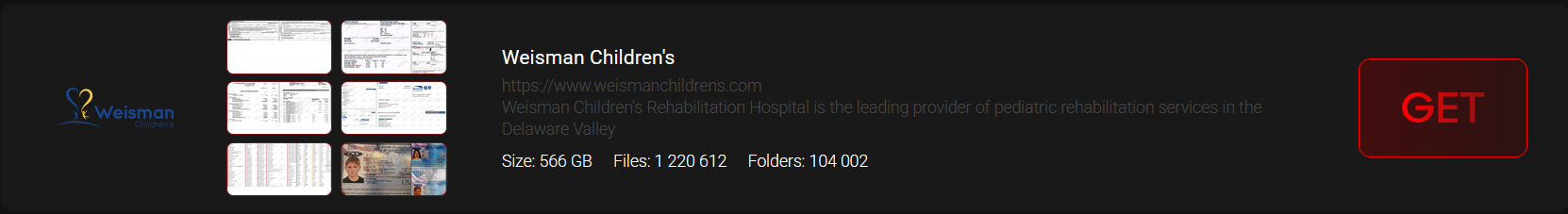 Weisman Children's falls成为INTERLOCK勒索软件的受害者-xLab 威胁情报