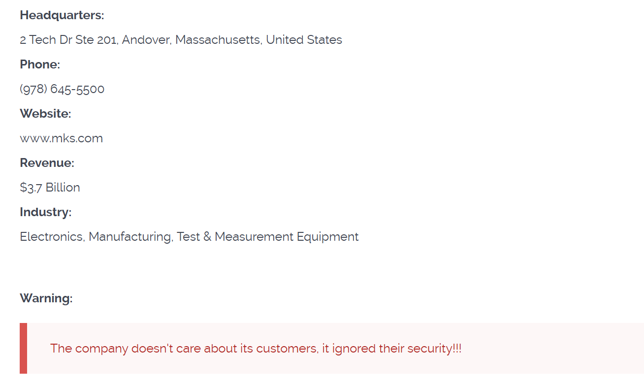 MKS Inc.成为CL0P勒索软件的受害者-xLab 威胁情报