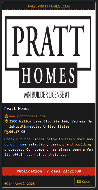 Pratt Homes成为DragonForce勒索软件的受害者-xLab 威胁情报