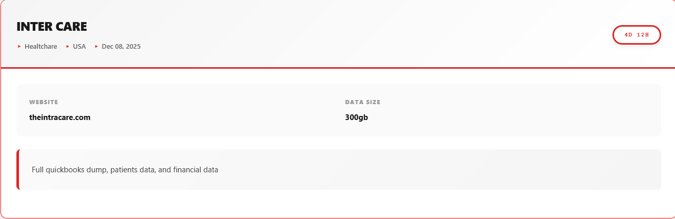IntraCare成为DEVMAN 2.0勒索软件的受害者-xLab 威胁情报