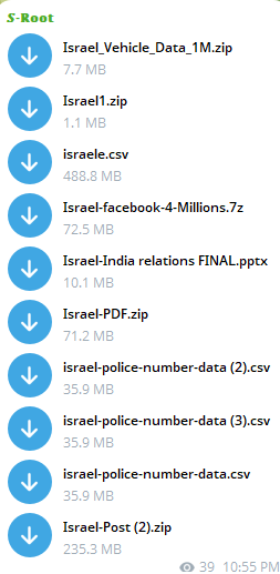 Alleged leak of multiple Israeli database-xLab 威胁情报