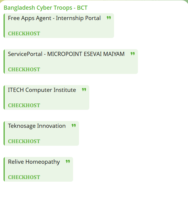 孟加拉Cyber部队-BCT瞄准ITECH计算机研究所网站-xLab 威胁情报