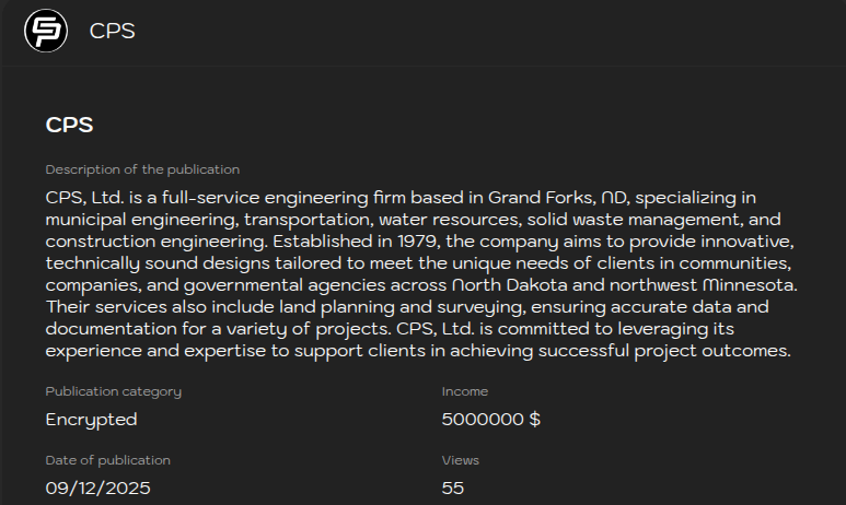 CPS，Ltd.成为Sinobi勒索软件的受害者-xLab 威胁情报