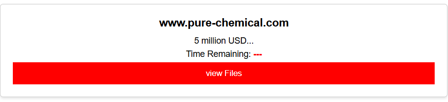 Pon Pure Chemicals Group成为DEVMAN 2.0勒索软件的受害者-xLab 威胁情报